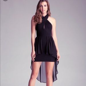 Bebe | Hi Lo Cut Out Dress